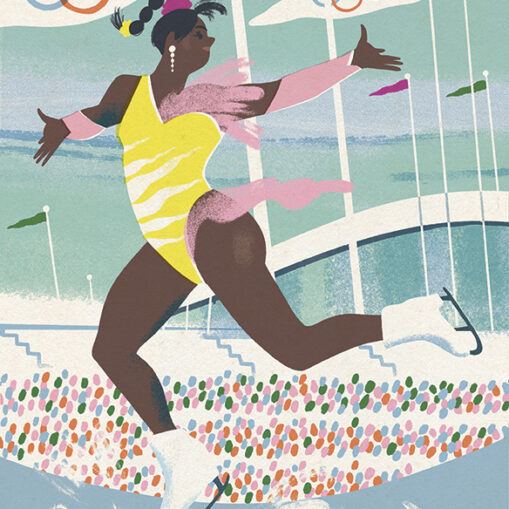 Surya Bonaly a rompu la glace ©Charlotte Molas