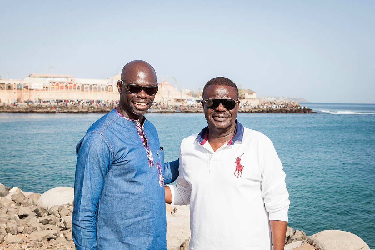 Pape Diouf et Sylvère-Henry Cissé à Dakar