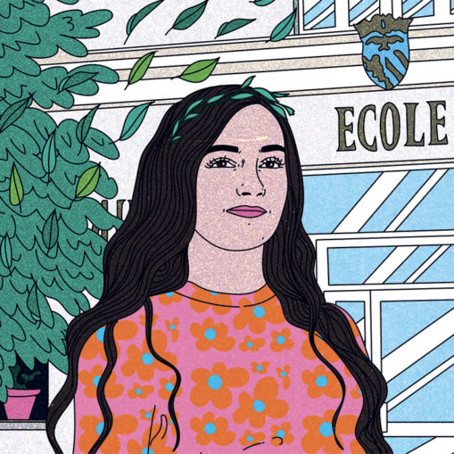 Portrait de Luàna Bajrami (détail) ©Cosmo