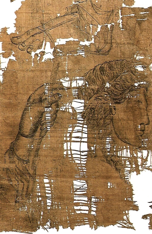 P.Artemid., recto (détail).
