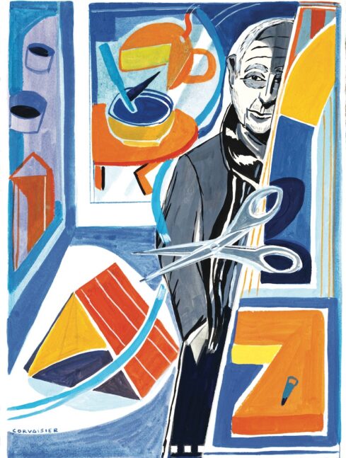 Illustration de Laurent Corvaisier - peintre Hervé Télémaque