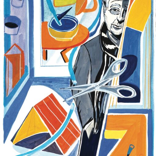 Illustration de Laurent Corvaisier - peintre Hervé Télémaque
