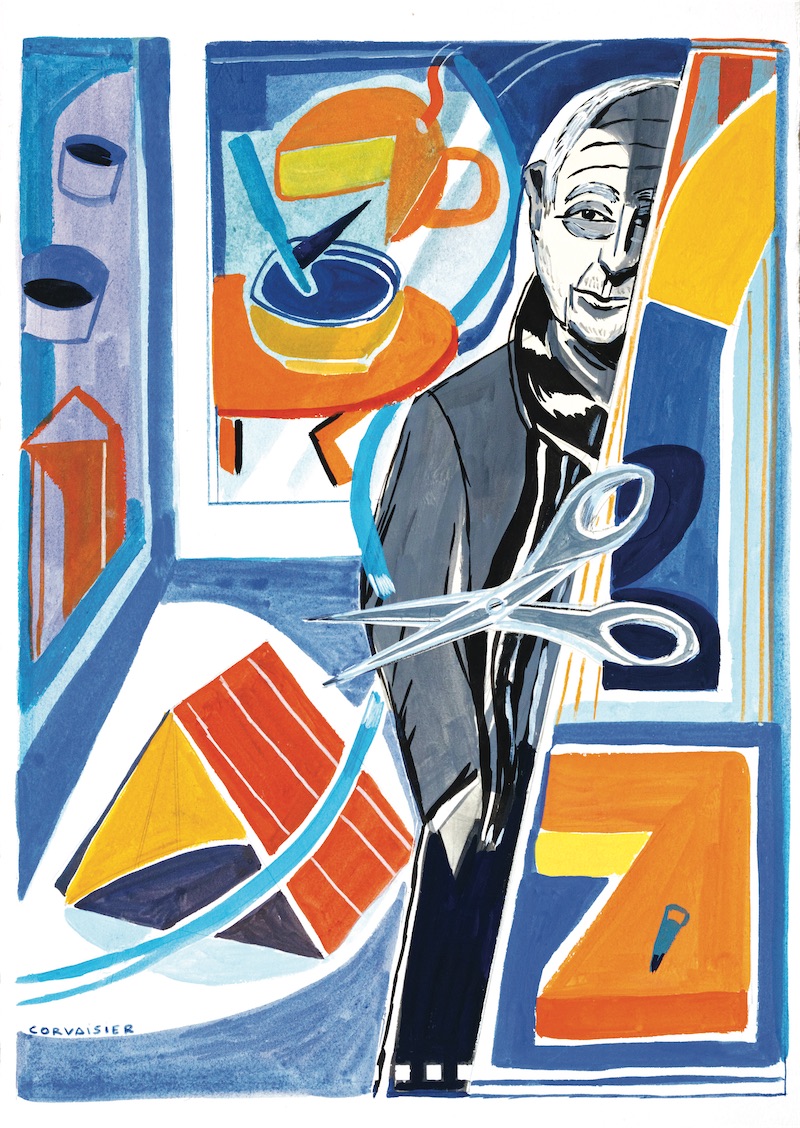 Illustration de Laurent Corvaisier - peintre Hervé Télémaque