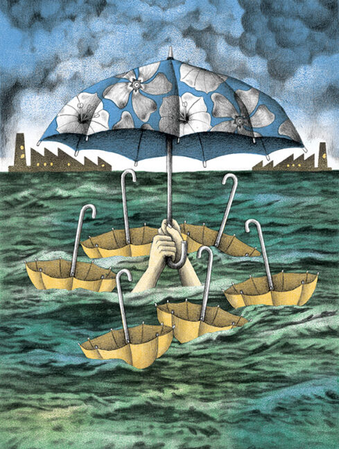 Parapluies ©Christelle Enault